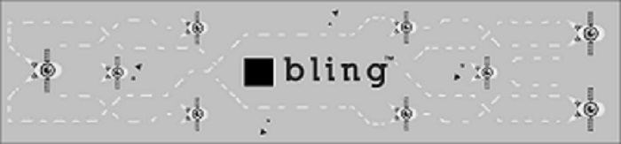 Bling ( Logo With The Packaging) Device mark 4132436 Trademark