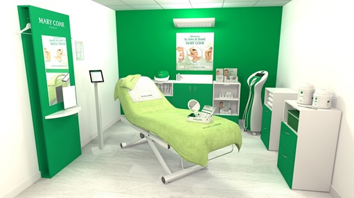 Mary Cohr Interior Of A Beauty Salon Layout Device mark 4134918 Trademark