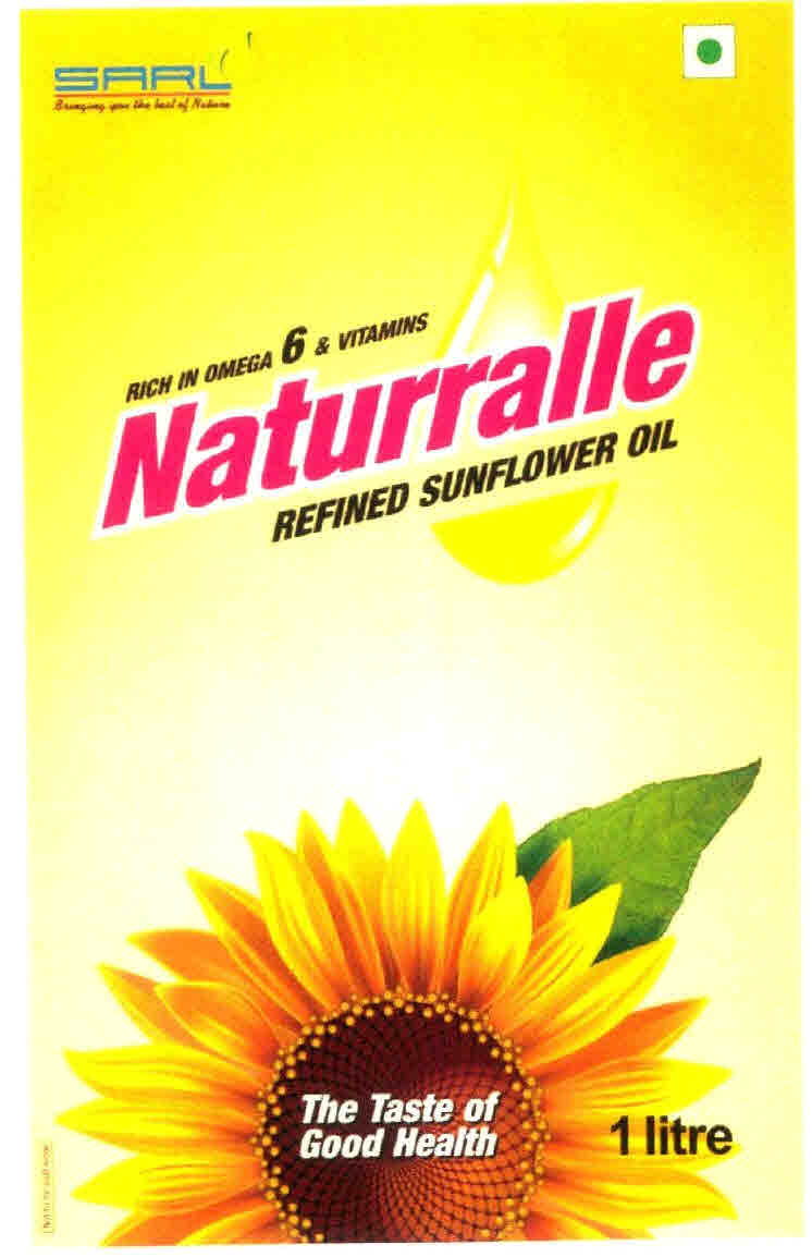 Rice In Omega 6 & Vitamins Naturralle Refined Sunflower Oil . Device mark 4145114 Trademark