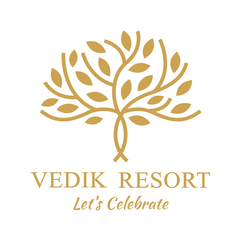 "vedik Resort Let's Celebrate" (label) Device mark 3894176 Trademark