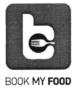 Book My Food With B Logo And Device Of Fork Device mark 2989039 Trademark