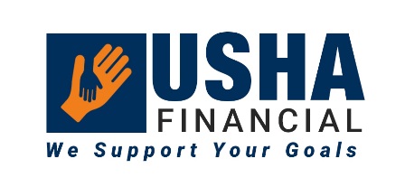 Usha Financial We Support Your Goals (logo) Device mark 4144994 Trademark