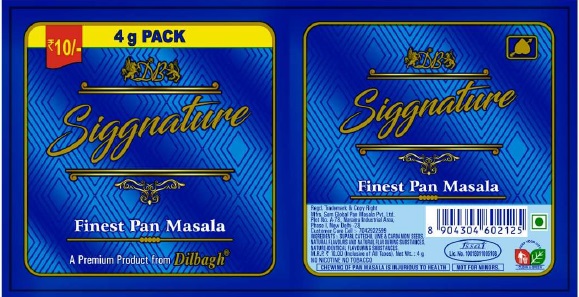 Db Siggnature From The House Of Dilbagh Device mark 3861858 Trademark