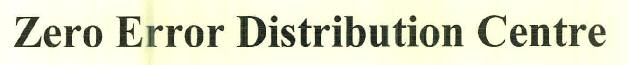 Zero Error Distribution Centre Device mark 2986726 Trademark