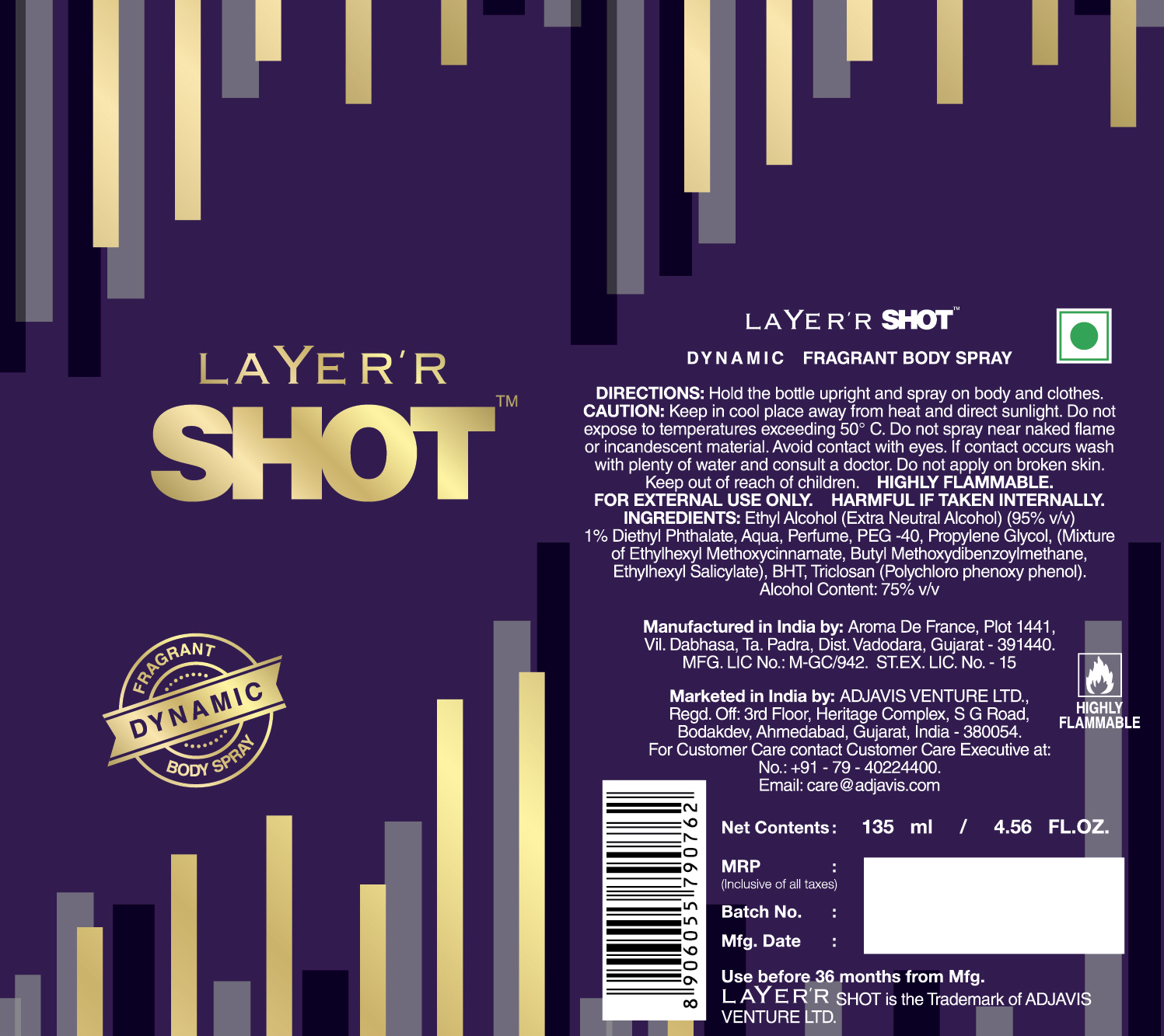 Layer'r Shot Dynamic Device mark 3844439 Trademark