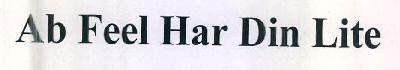 Ab Feel Har Din Lite Device mark 2961708 Trademark