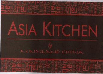 Asia Kitchen By Mainland China (device) Device mark 3799539 Trademark