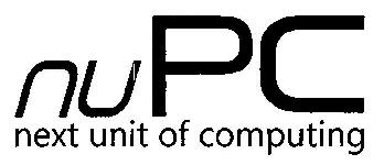 Nu Pc Next Unit Of Computing Device mark 2960586 Trademark
