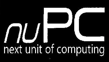 Nu Pc Next Unit Of Computing Device mark 2960587 Trademark