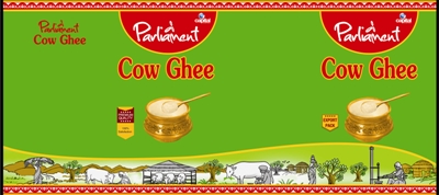 Parliament Cow Ghee Device mark 4149380 Trademark