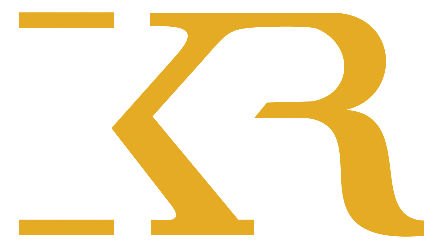 Device Of Letters K & R In Golden Colour In A Specific Style Device mark 4152610 Trademark