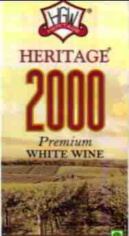 Heritage 2000 Premium White Wine Device mark 2950210 Trademark