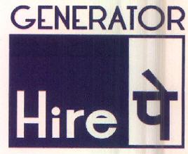 Generator Hire Pay Device mark 3765252 Trademark