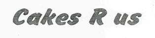 Cakes R Us (label) Device mark 2935956 Trademark