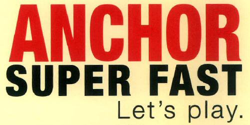 Anchor Super Fast Let's Play. Device mark 3763908 Trademark