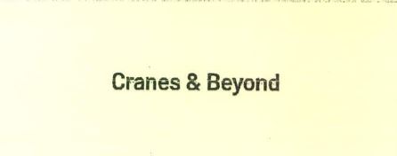 Cranes & Beyond Device mark 4161839 Trademark