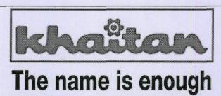 Khaitan, The Name Is Enough Device mark 4163282 Trademark