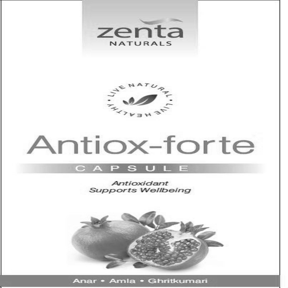 Zenta Naturals Antiox-forte Device mark 4162144 Trademark