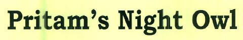 Pritam's Night Owl Device mark 2925814 Trademark