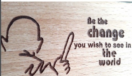 Be The Change You Wish To See In The World Device mark 3761575 Trademark