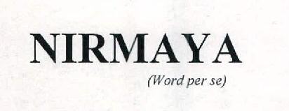 Nirmaya Device mark 2411818 Trademark