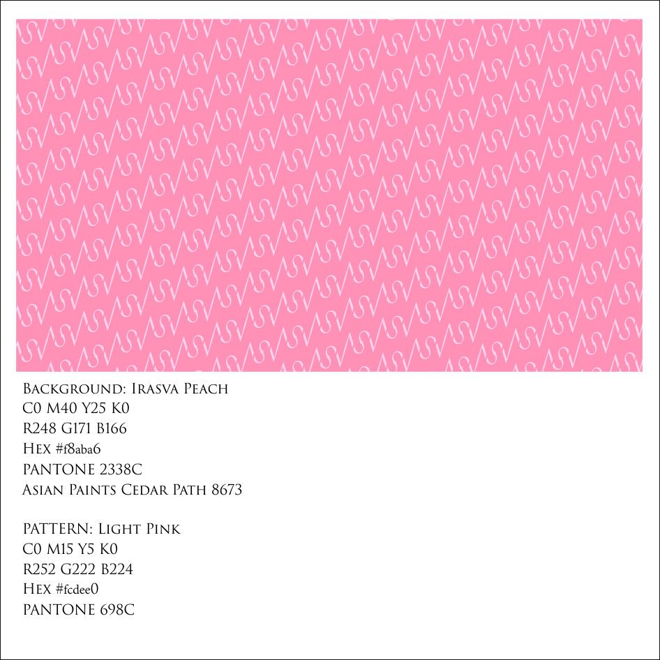 Device Of Peach Colour Device mark 4167609 Trademark