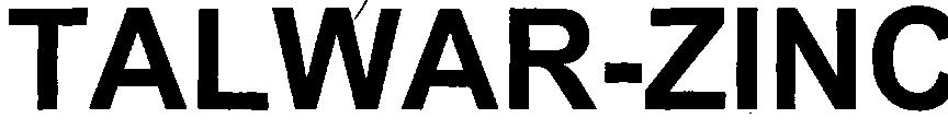 Talwar-zinc (device) Device mark 2410075 Trademark
