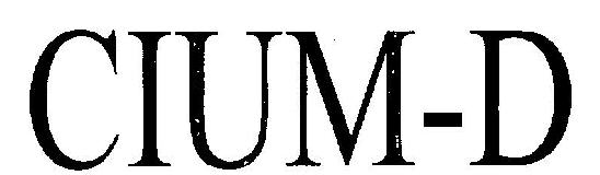 Cium - D (device) Device mark 2401926 Trademark