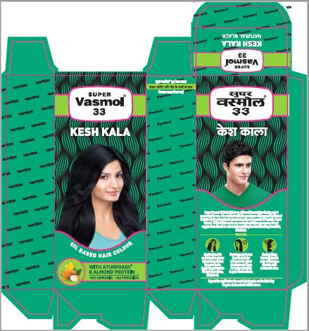 Super Vasmol 33 Kesh Kala (label) Device mark 3759973 Trademark