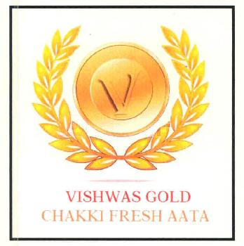 V Vishwas Gold Chakki Fresh Aata Device mark 3397455 Trademark