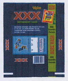 Triplex Xxx Detergent Cake More Wash Device mark 3396057 Trademark