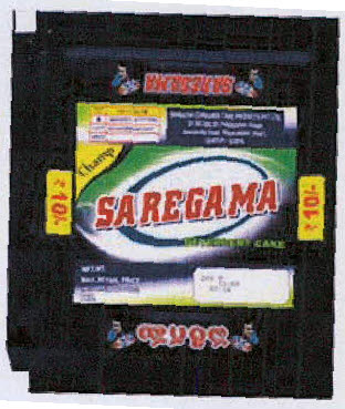 Champ Saregama Detergent Cake Device mark 3396067 Trademark