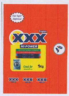Triplex Xxx Hi-power Device mark 3396077 Trademark
