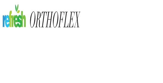 Refresh Orthoflex Label Device mark 3758042 Trademark