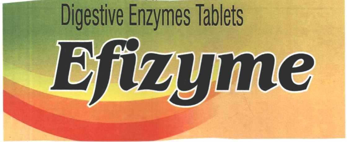Digestive Enzymes Tablets Efizyme Device mark 2366519 Trademark