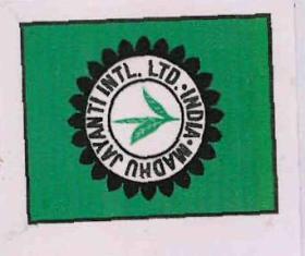 Madhu Jayanti Intl. Ltd. (device) Device mark 3393239 Trademark