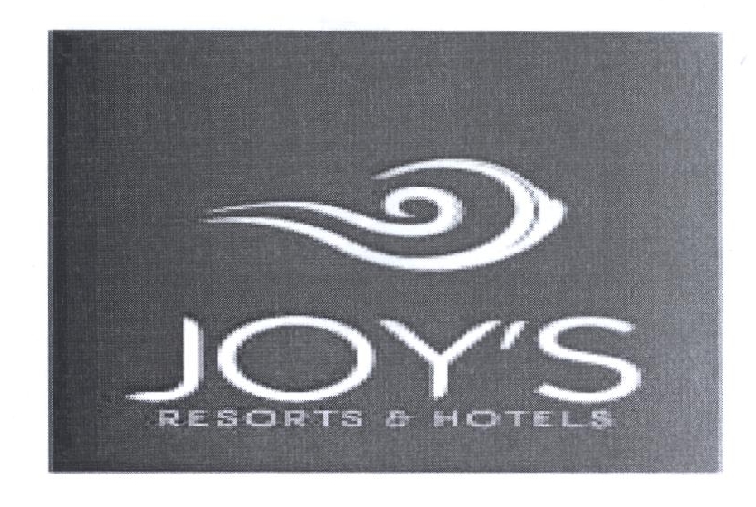 Joy's Resorts & Hotels Device mark 2358143 Trademark