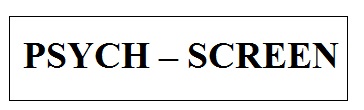 Psych-screen Device mark 3757471 Trademark