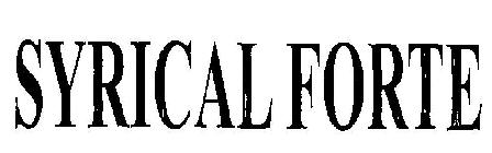 Syrical Forte (device) Device mark 2356786 Trademark
