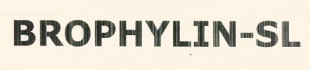 Brophylin-sl Device mark 2347912 Trademark