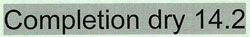 Completion Dry 14.2 Device mark 3386562 Trademark