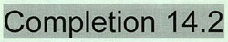 Completion 14.2 Device mark 3386645 Trademark