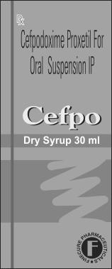 Cefpodrysyrup30ml Device mark 3378993 Trademark