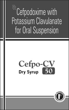 Cefpocvdrysyrup50 Device mark 3378994 Trademark