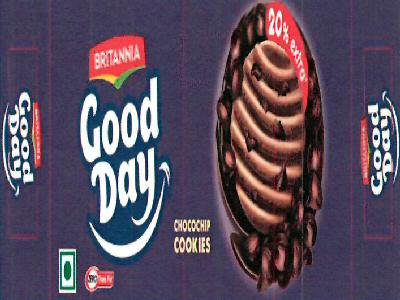 Britannia Good Day Chocochip Cookies Device mark 4182341 Trademark