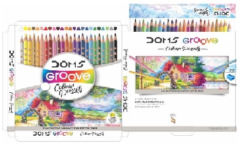 Doms Groove Colour Pencils - Packaging Device mark 4183884 Trademark