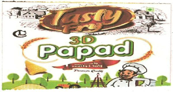 Tasty Fry 3d Papad Device mark 3370804 Trademark