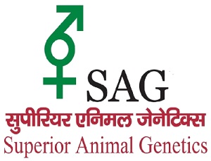 Sag- Superior Animal Genetics ( Logo And Device) Device mark 3644014 Trademark