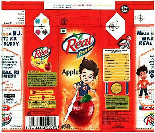 Real Fruit Apple Device mark 3368458 Trademark