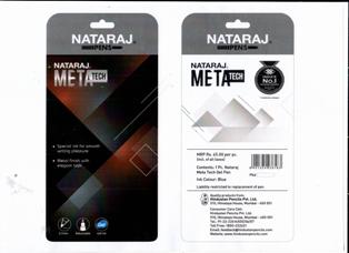 Nataraj Meta Tech Device mark 3640125 Trademark